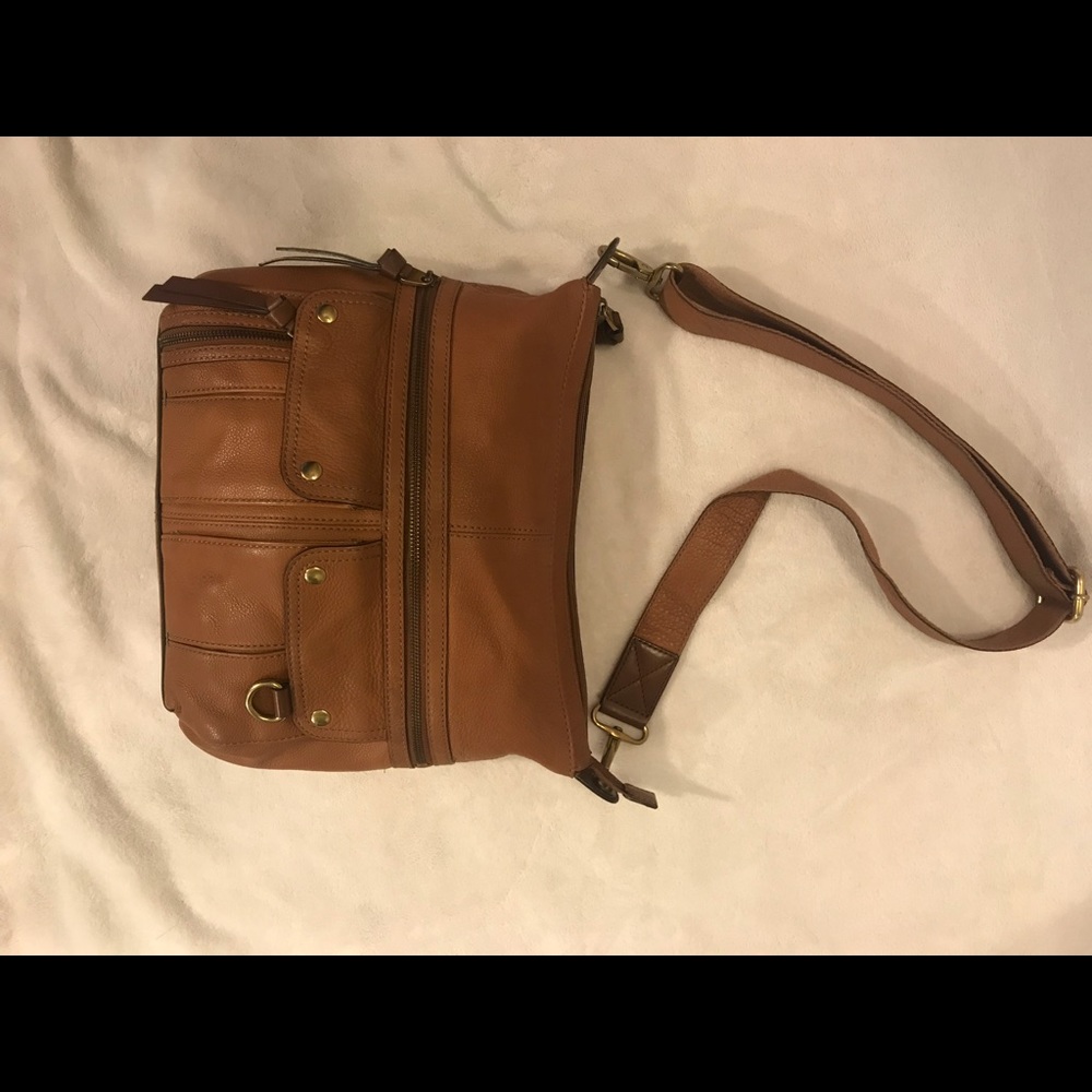 Fossil Leather Satchel/Tote
